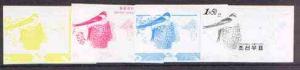 North Korea 2001 Birds 1.50wn (House Martin) set of 4 imp...