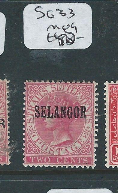 MALAYA SELANGOR (P0510B) 2C QV  SG 33  MOG