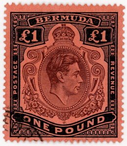 (I.B) Bermuda Revenue : Duty Stamp £1