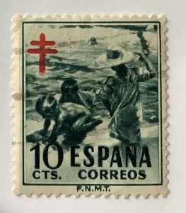 Spain 1951 Scott RA33 used - 10c, Struggle Against Tuberculosis