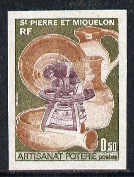 St Pierre & Miquelon 1975 Handicrafts 50c (Potters Wh...