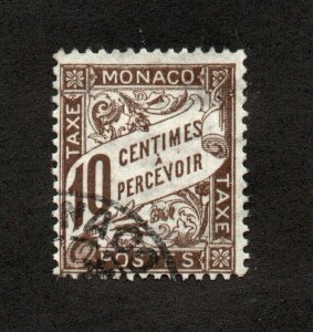 Monaco - Sc# J4 Used/ cancelled        /        Lot 0422286