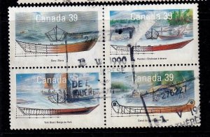 Canada 1990  -  Small Craft    - VF-Used  Block  # 1269a