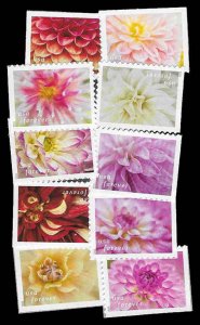 PCBstamps  US #5992-6001 Bk Sgls $7.30(10x{73c})Dahllas, MNH, (6)