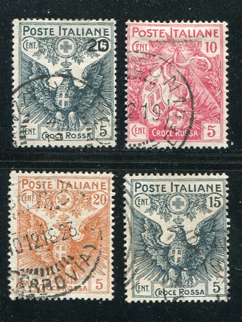 Italy #B1-4 Used  VF  - Lakeshore Philatelics