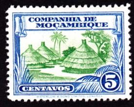Mozambique - SG# 287 - Village - 5c - 1937 - MH  