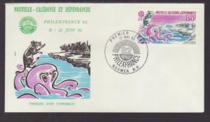 New Caledonia C184 Philexfrance 1982 U/A FDC