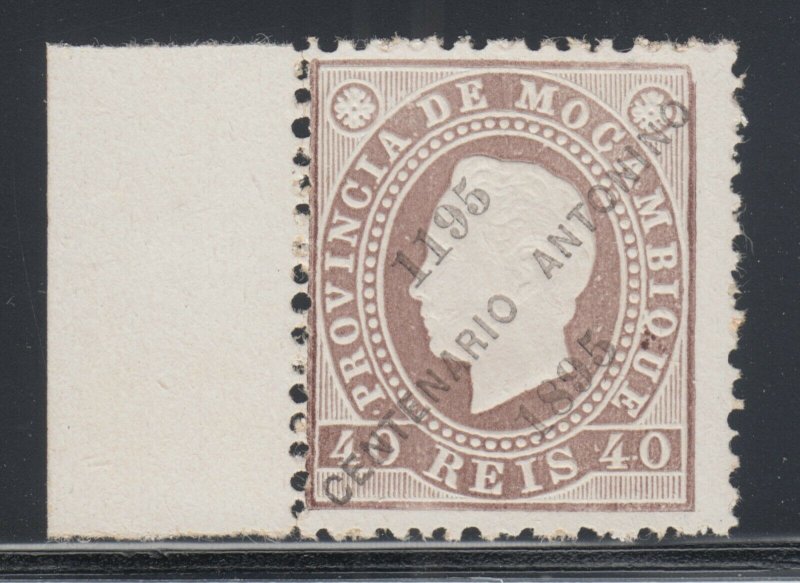 Mozambique Sc 40 NGAI. 1895 40r King Luiz w/ diagonal ovpt.