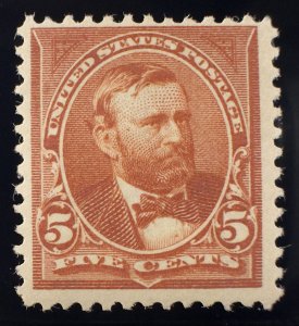 US Scott #270 Chocolate F M OG NH