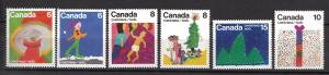 Canada Scott # 674 - 679 - MNH   