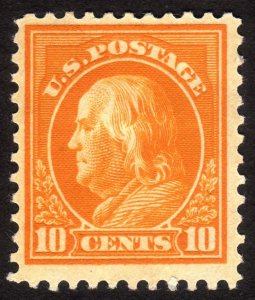 1917, US 10c, Franklin, MH, Sc 510