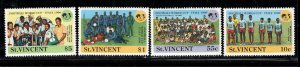 ST. VINCENT SC# 1236-39 FVF/MNH