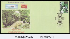 INDIA - 2009 NATIONAL POSTAL WEEK SPECIAL COVER WITH SPECIAL CANCL.