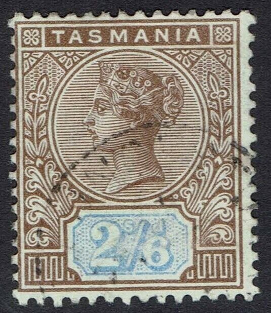 TASMANIA 1892 QV TABLET 2/6 USED  