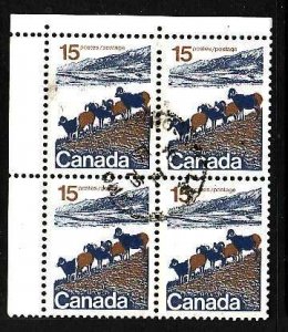 Canada-Sc#595- id19-used 15c Mountain sheep, type 1 -1972-
