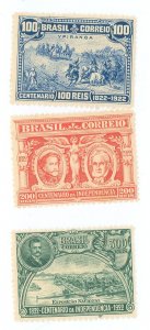 Brazil #260-262  Single (Complete Set)