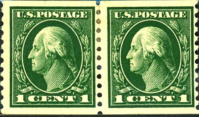 U.S. #443 MINT Pair OG HR