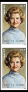 US 5852a Betty Ford imperf NDC vert pair MNH 2024 after 4/15