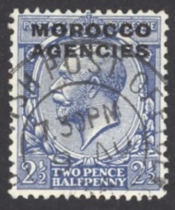 Great Britain Morocco Sc# 238 Used 1936 2½p overprint King George V