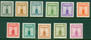 GERMANY S12-22 MNH (RL) 3046 CV $37.50 BIN $21.50