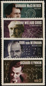 United States 3906-09  - Mint-NH - 37c American Scientists (2005)