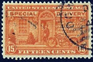 U.S. #E16 Special Delivery Motorcycle Type, used.