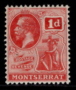 MONTSERRAT GV SG50a, 1d carmine-red, M MINT. Cat £40.