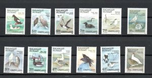 Greenland  177-188 MNH