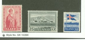 Iceland #269/305/313  Multiple