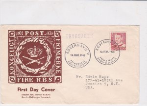 denmark 1948  stamps cover ref 19627