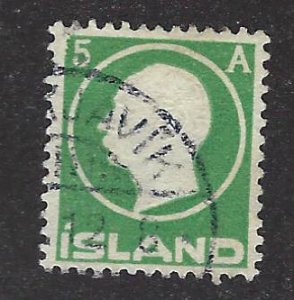 Iceland SC#92 Used F-VF SCV$13.00...Fill key spots!