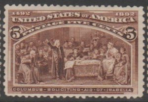 U.S. Scott #234 Columbus Stamp - Mint Single - IND
