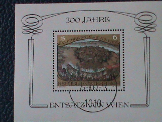 AUSTRIA-1987-300TH ANNIVERSARY OF OLD CITY-VON WUEN- CTO S/S VF-LAST ONE