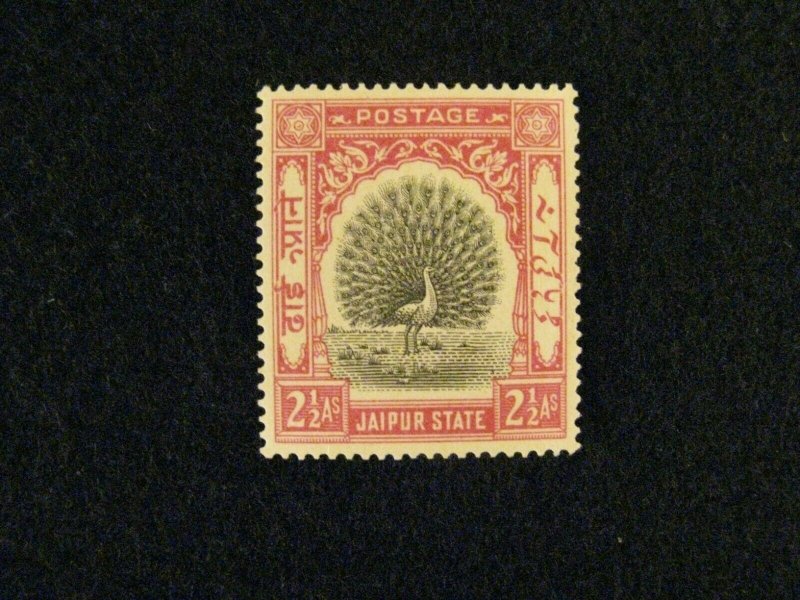  India-Jaipur #28 mint hinged  a209 1195