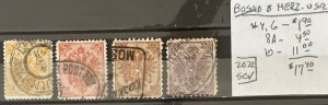 Bosnia & Herz. Used Selection #4//10- SCV=$17.40