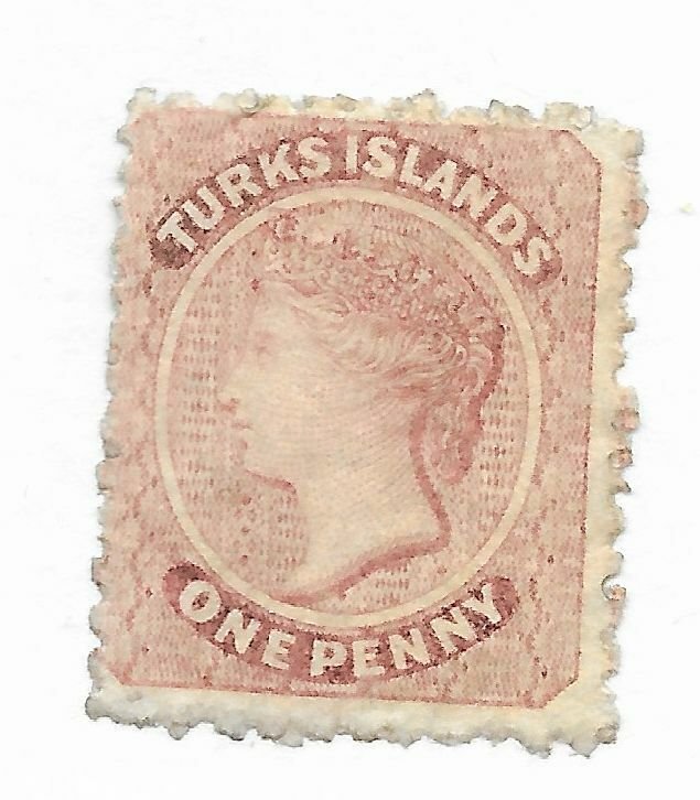 Turks Islands #1 - MH - Stamp CAT VALUE $67.50