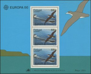 Portugal Madeira 1986 Sc 110 Birds Shearwater CV $9