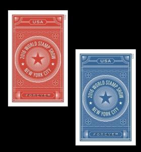 2015 49c World Stamp Show NY 2016 New York City, Pair Scott 5010-11b Imperforate