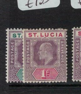 St Lucia SG 58-9 MOG (4elm) 