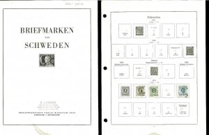 Sweden 1872-2000's M & U (mostly) Hinged & on Stock Sheets w/Much Duplication