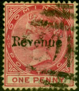 Dominica 1888 1d Rose SGR6 Fine Used