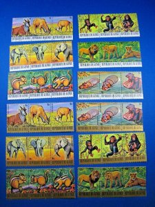 GUINEA 1977  -  SCOTT # 752-757, C137-C142   USED   COMPLETE SET       (LL)