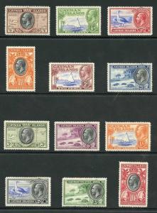 Cayman Islands SG96/107 1935 KGV Set of 12 M/M