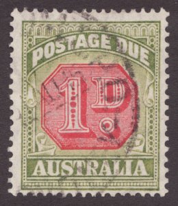 1938 Australia Sc #J7  / 1d - KGVI Used w/ CDS cancel -  cv$20