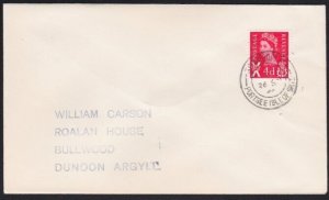 GB SCOTLAND 1970 cover BERNISDALE / PORTREE ISLE OF SKYE cds...............A8971