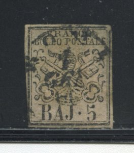 Italy - Roman States 6  Used cgs