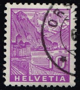 Switzerland #221 Chillon Castle; Used (0.25)