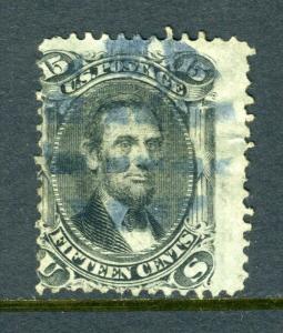 #98  15c LINCOLN - GRILLED (USED) cv$325.00