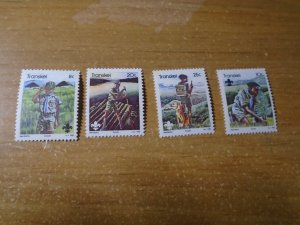 South Africa Transkei  #  93-96  MNH   Scouting