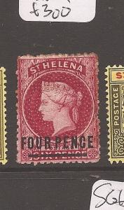 St Helena 1868 SG 15 VFU (3cal)